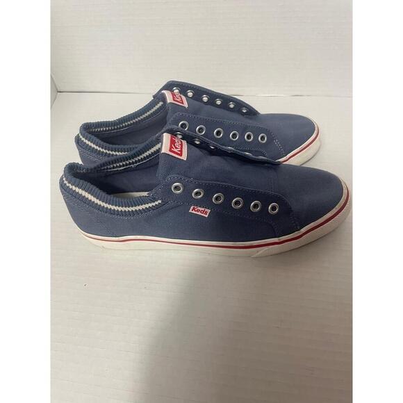 Keds Jump Kick Rib Knit Lace
Up Sneakers Navy Canvas size 9 - Picture 2 of 8